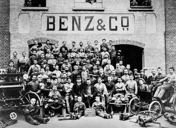 Benz & Cie Workers 1886 г.