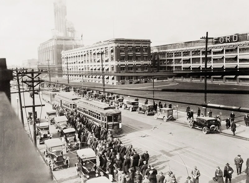 Завод Ford Highland Park, 1930 г.